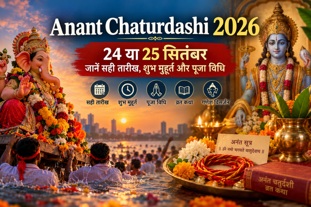 Anant chaturdashi 2026 Muhurt Pooja Vidhi